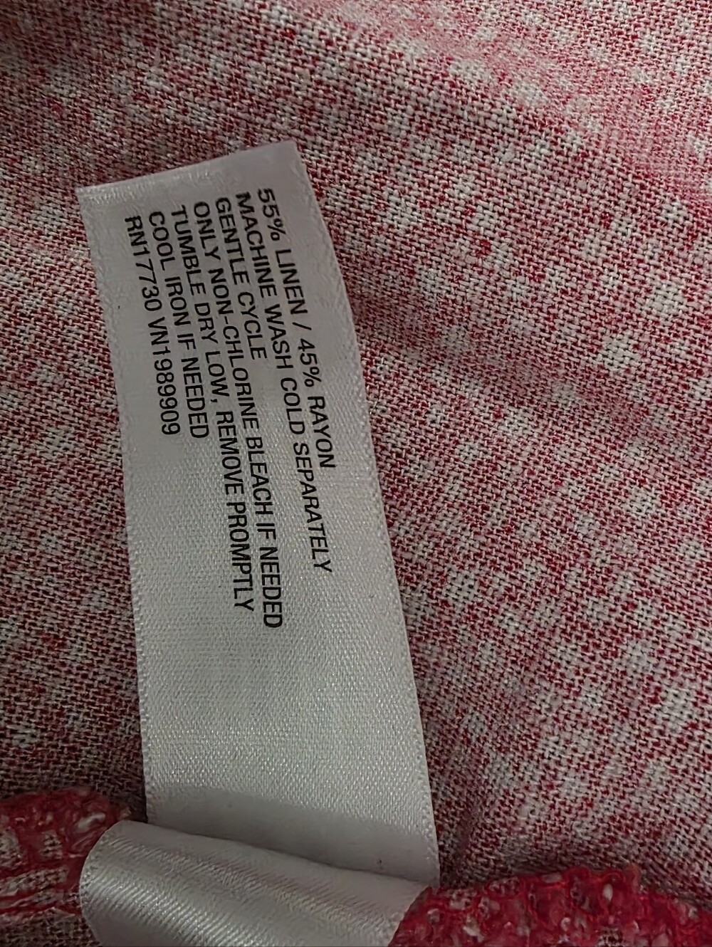 Universal Thread Red Printed Button-Front Mini Dress - Picture 3 of 3